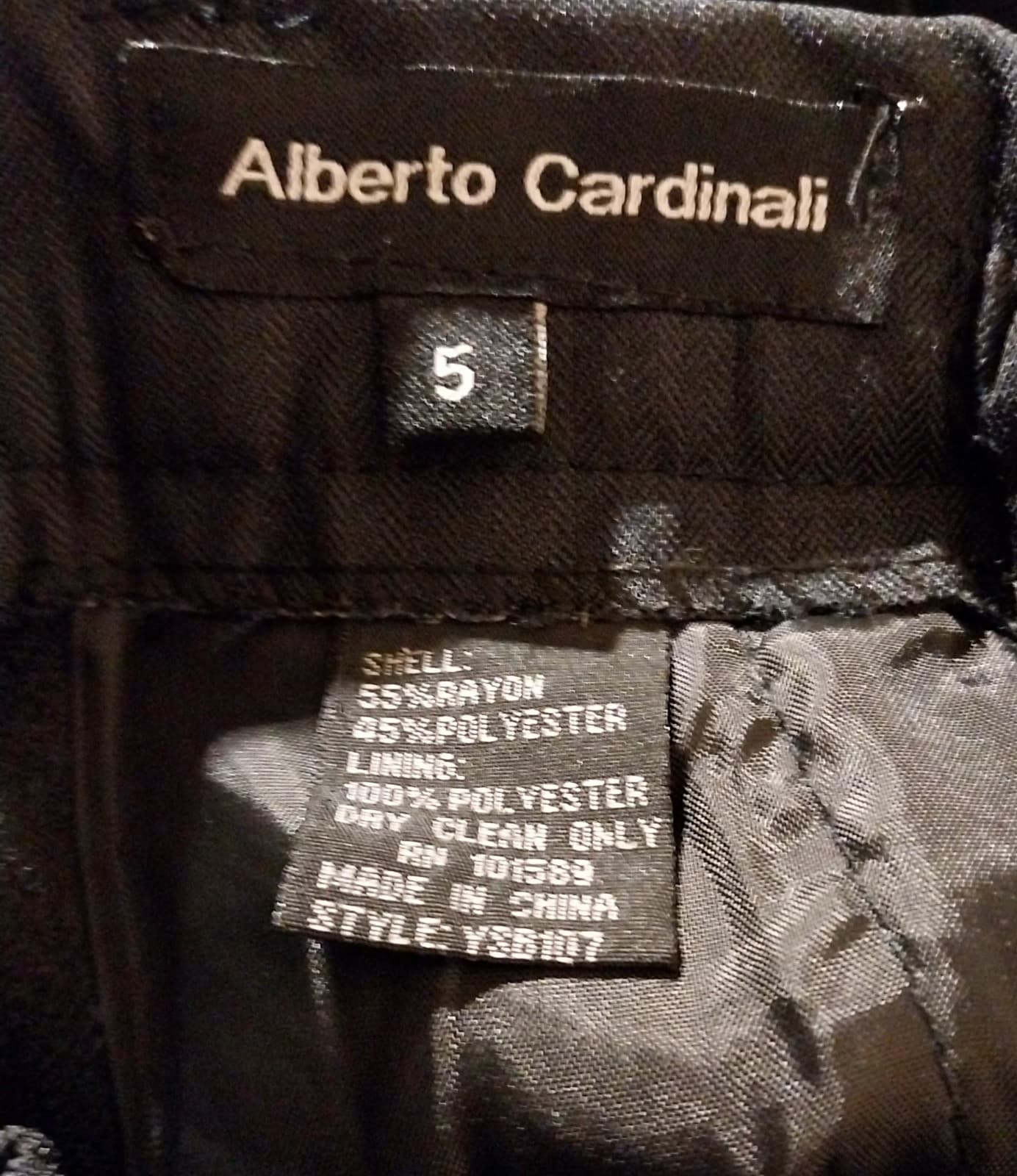 2 Pairs of Boys Pants. 1 Cat & Jack Pants & 1 Alberto Cardinali Pants. Size 5 - Thumbnail 4