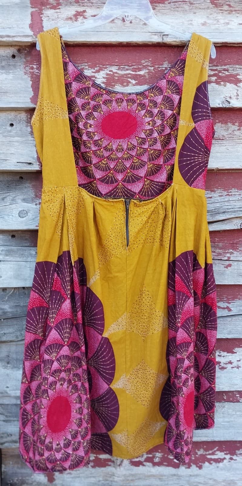 Yellow & Purple Sun Dress. - Thumbnail 3