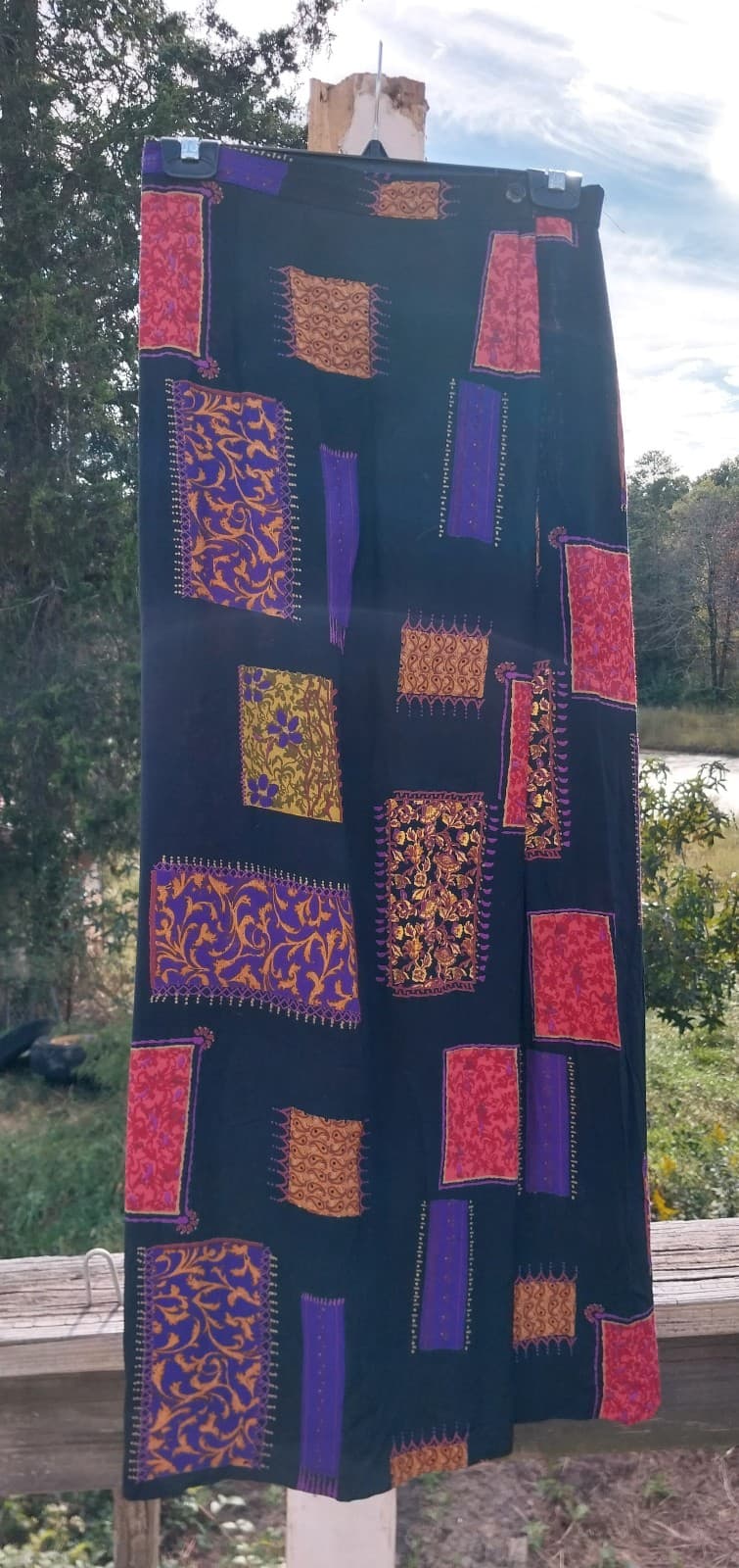 Studio C Women’s Vintage Maxi Skirt. Size Small - Thumbnail 2