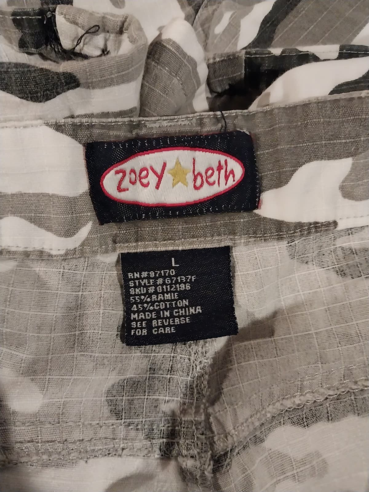 Zoey Beth camouflage shorts - Thumbnail 3