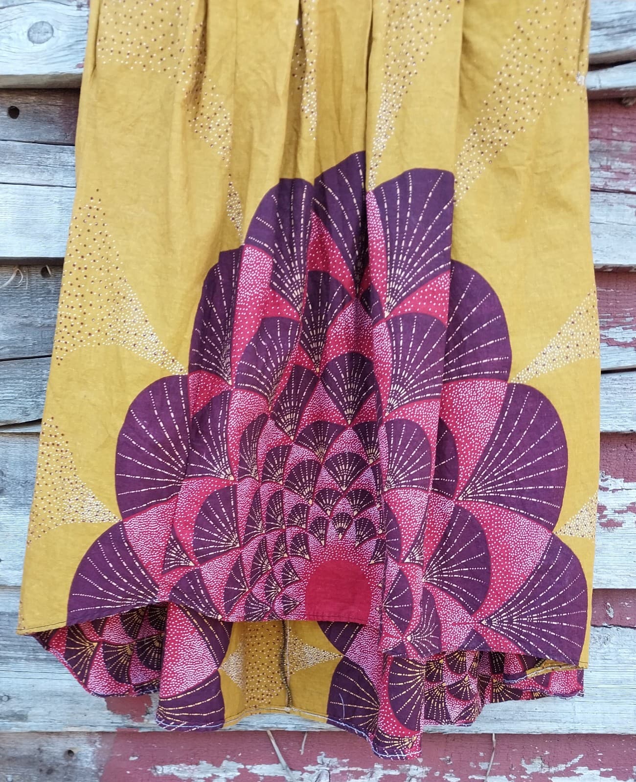 Yellow & Purple Sun Dress. - Thumbnail 2