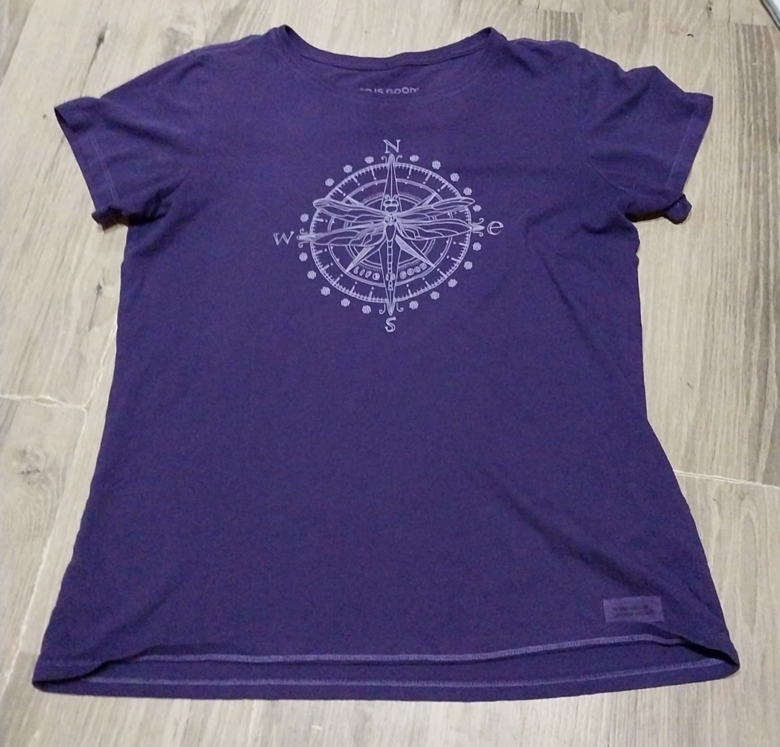 3 Women’s T-shirts, 2 pink & 1 purple, Size Medium - Thumbnail 4