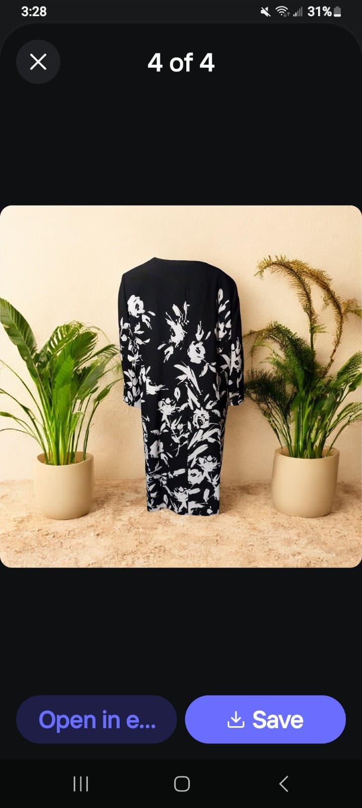 Kasper's topper jacket is a polished pick designed with a modern floral print - Thumbnail 2