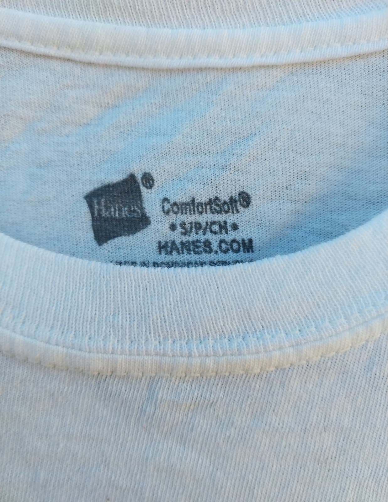 White T-Shirt With Design On The Front. Size Small - Thumbnail 3