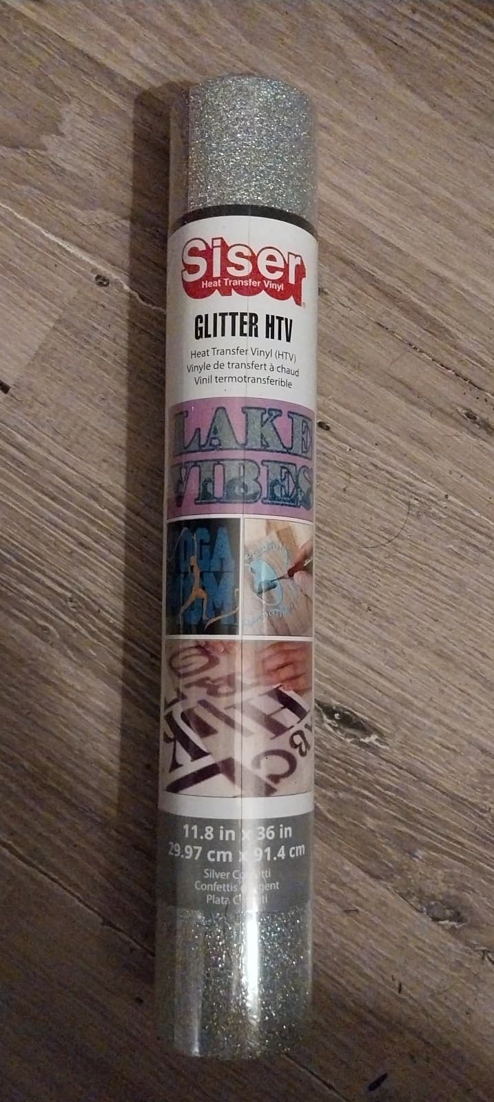 Sister Glitter HTV, Heat Tranfer Vinyl. 11.8" x 36" - Image 1