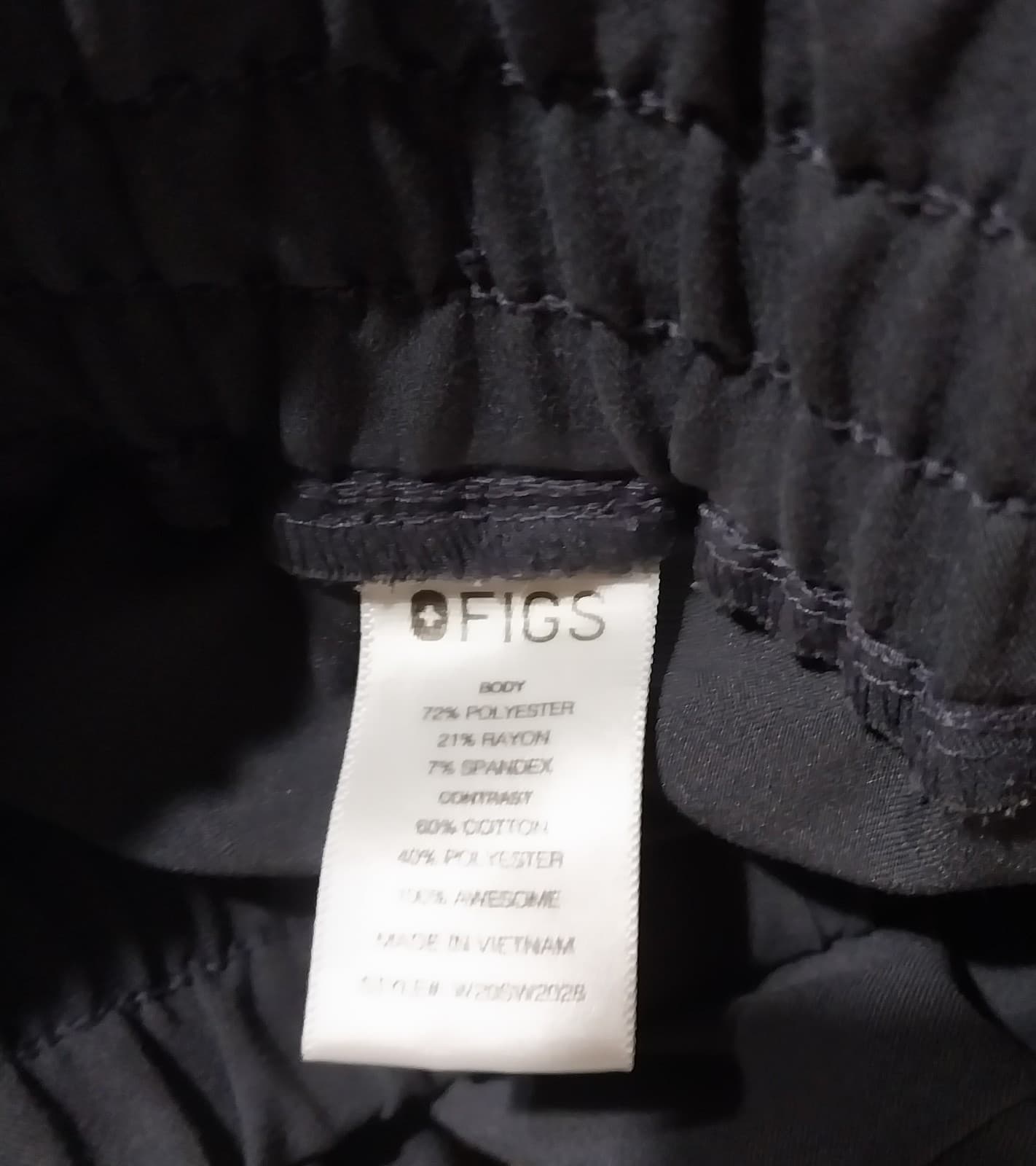 FIGS Set. Catarina Top Small & Zamora Joggers Small. Color Grey - Thumbnail 8