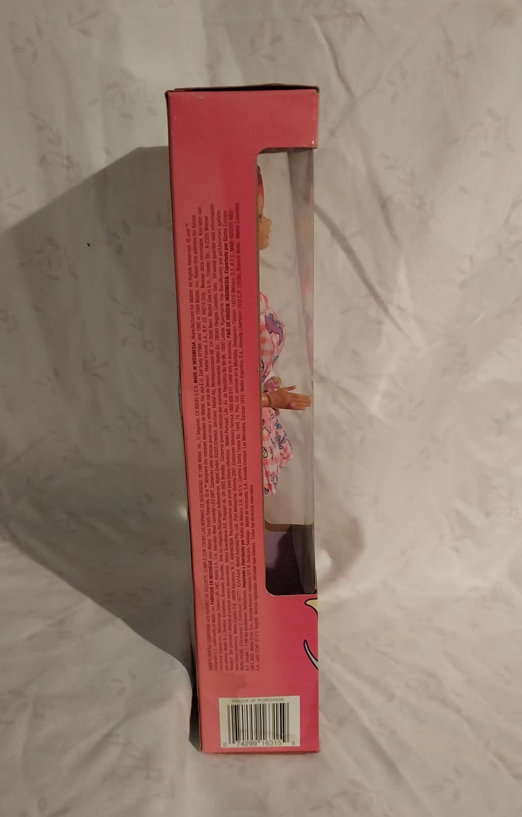 1996 Easter Barbie Mattel Holiday Vintage Complete In Box With Basket Of Flowers - Thumbnail 4