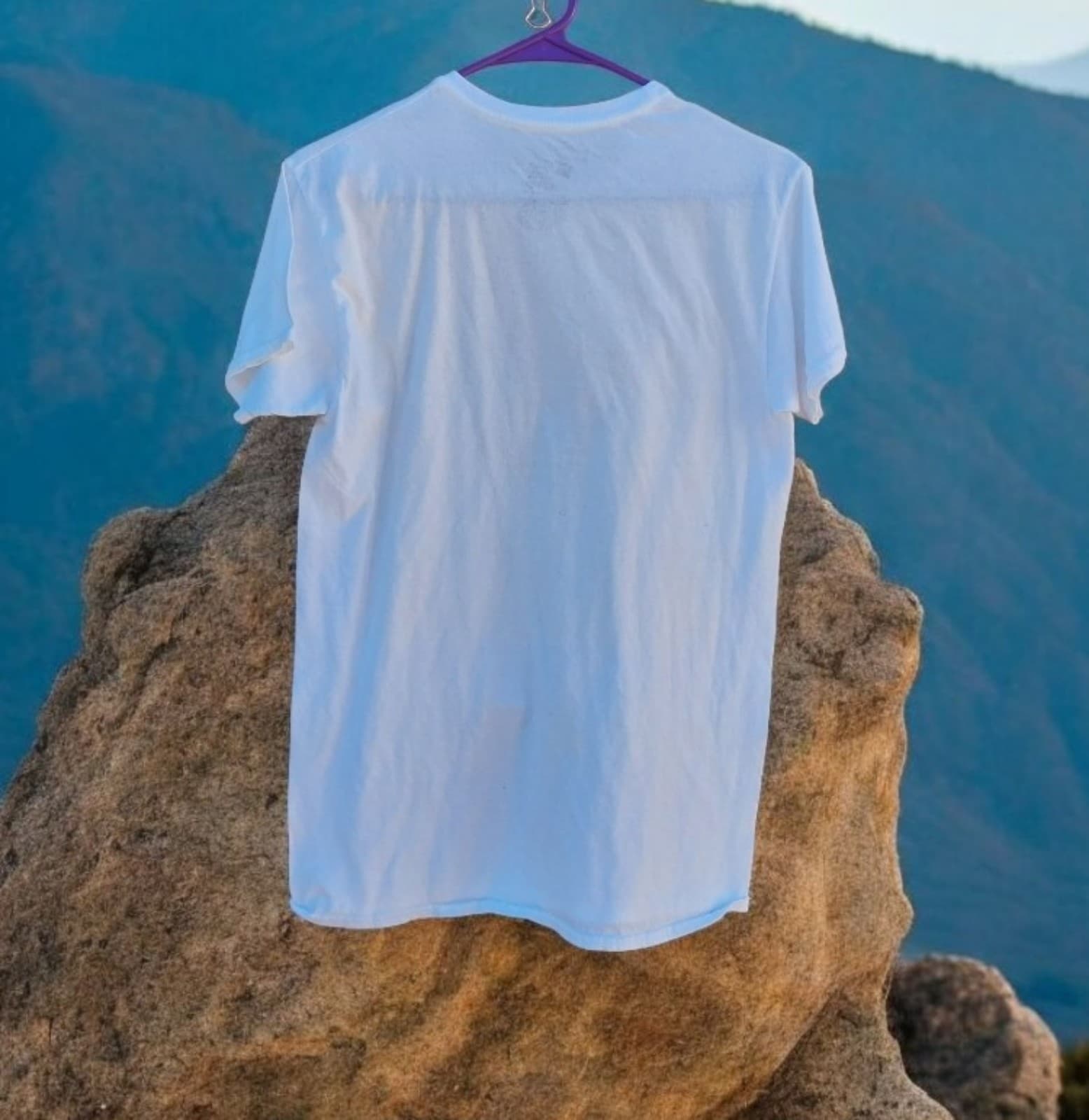 White T-Shirt With Design On The Front. Size Small - Thumbnail 2