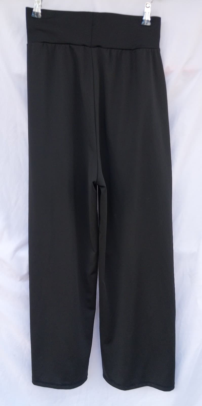 2 Shein Women's Tropical Print Wide Leg Trousers & Black Pants With Wide Legs - Thumbnail 7