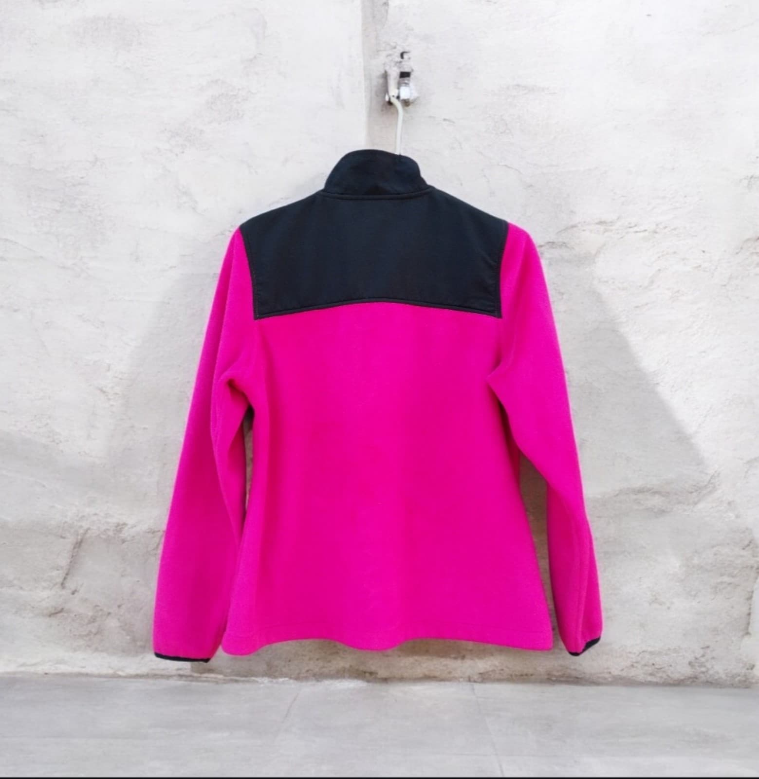 FILA Womens Pink Full Zip Stand Collar Pocket Fleece Athletic Jacket - Thumbnail 5