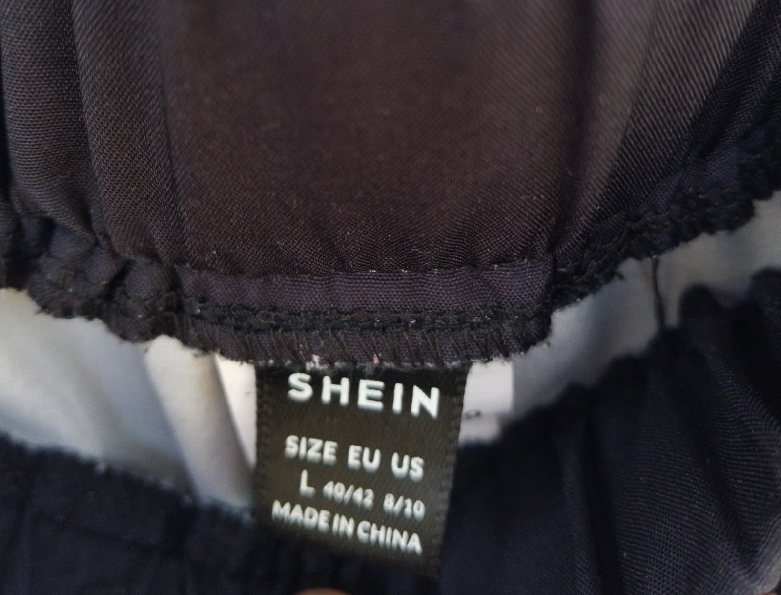 2 Shein Women's Tropical Print Wide Leg Trousers & Black Pants With Wide Legs - Thumbnail 5