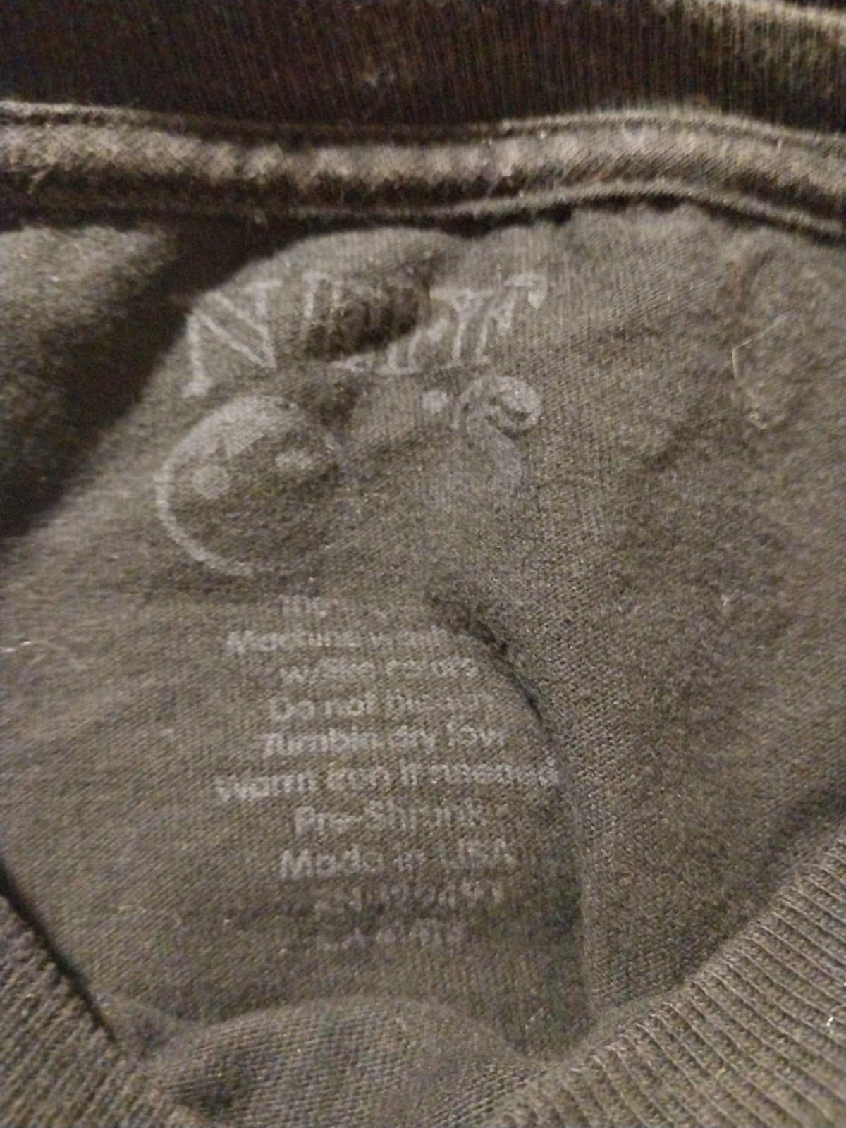 NEFF. Black T-Shirt With Green "NEFF" On The Front. Size Medium - Thumbnail 3