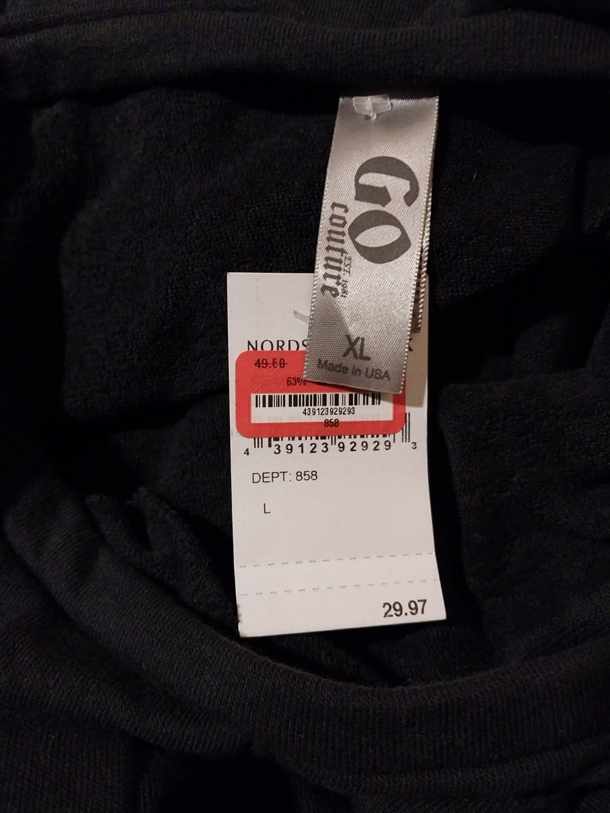 Go Couture Long Sleeve Dress. Size XL - Thumbnail 3