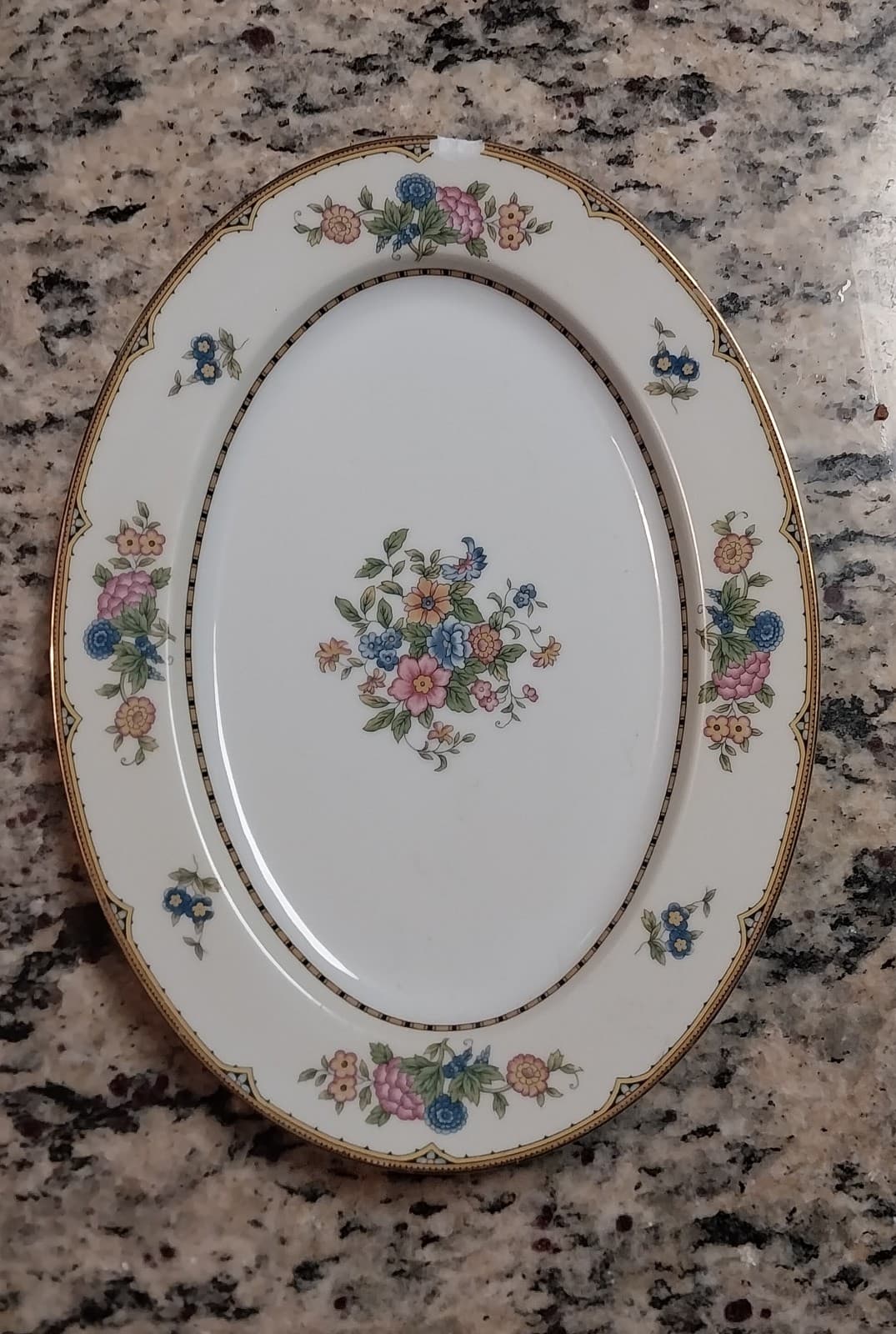 Vintage Noritake M Elysian Pattern Oval Serving Platter.Approximately 11.5"x8.5" - Image 1