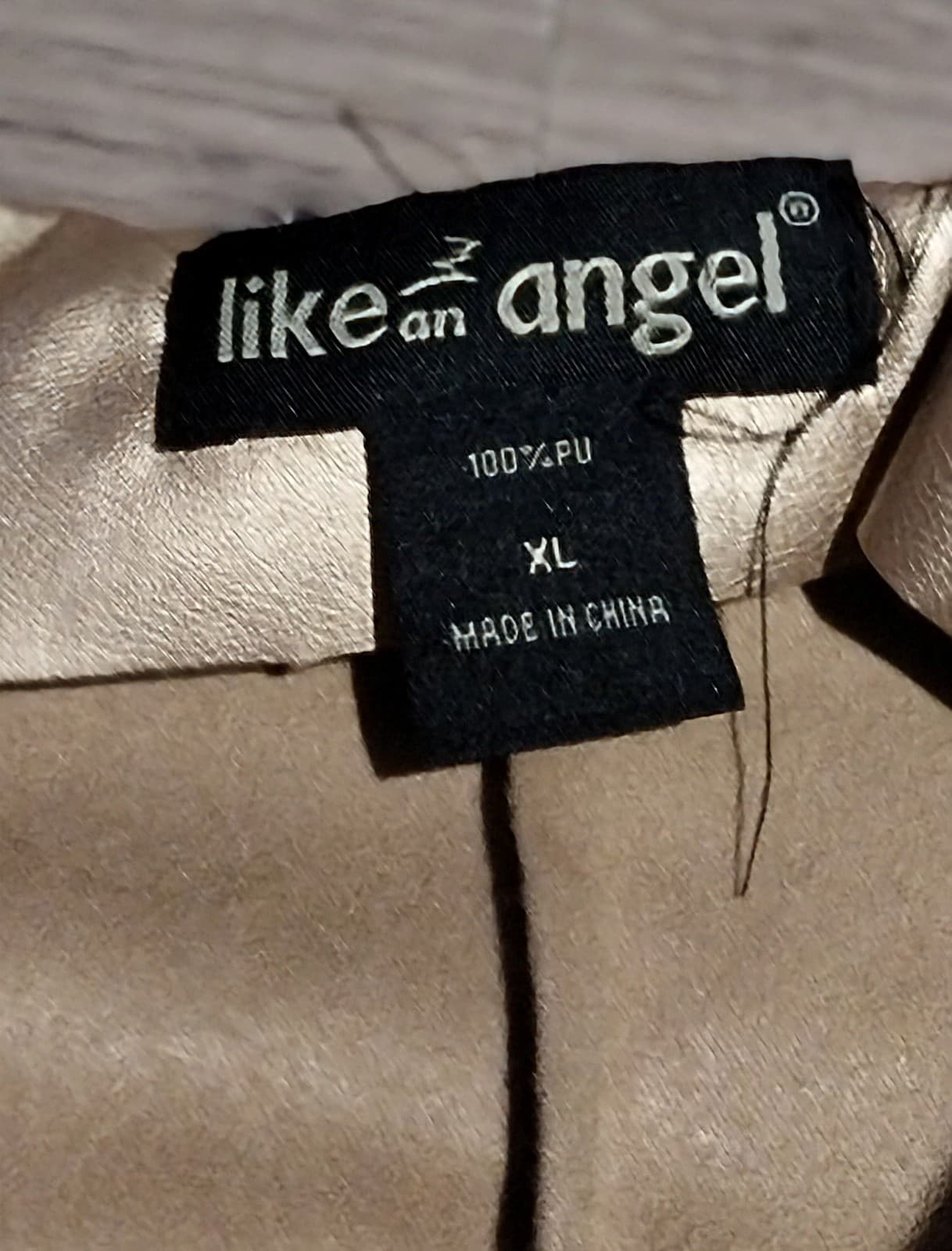 Like an Angel Gold Color Shirt. Size XL - Thumbnail 4
