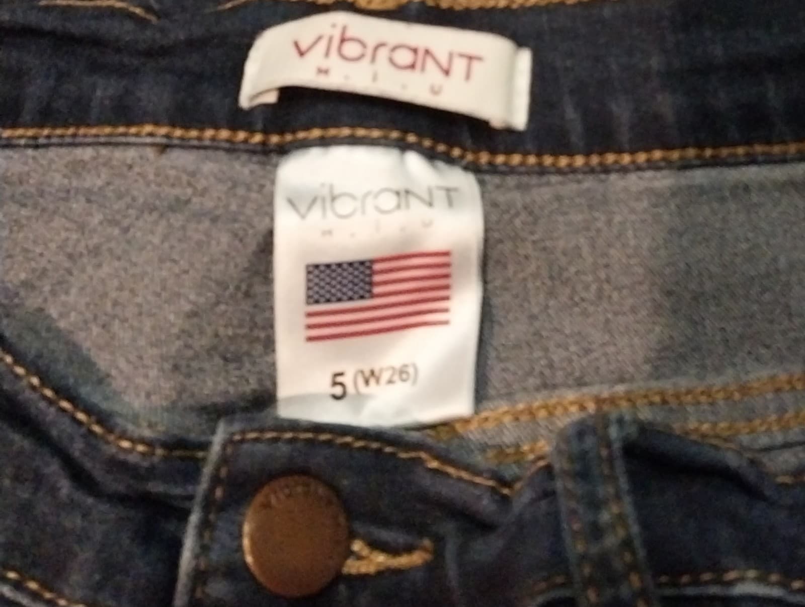 Vibrant Women’s Jeans. Size 5 (W26) - Thumbnail 3