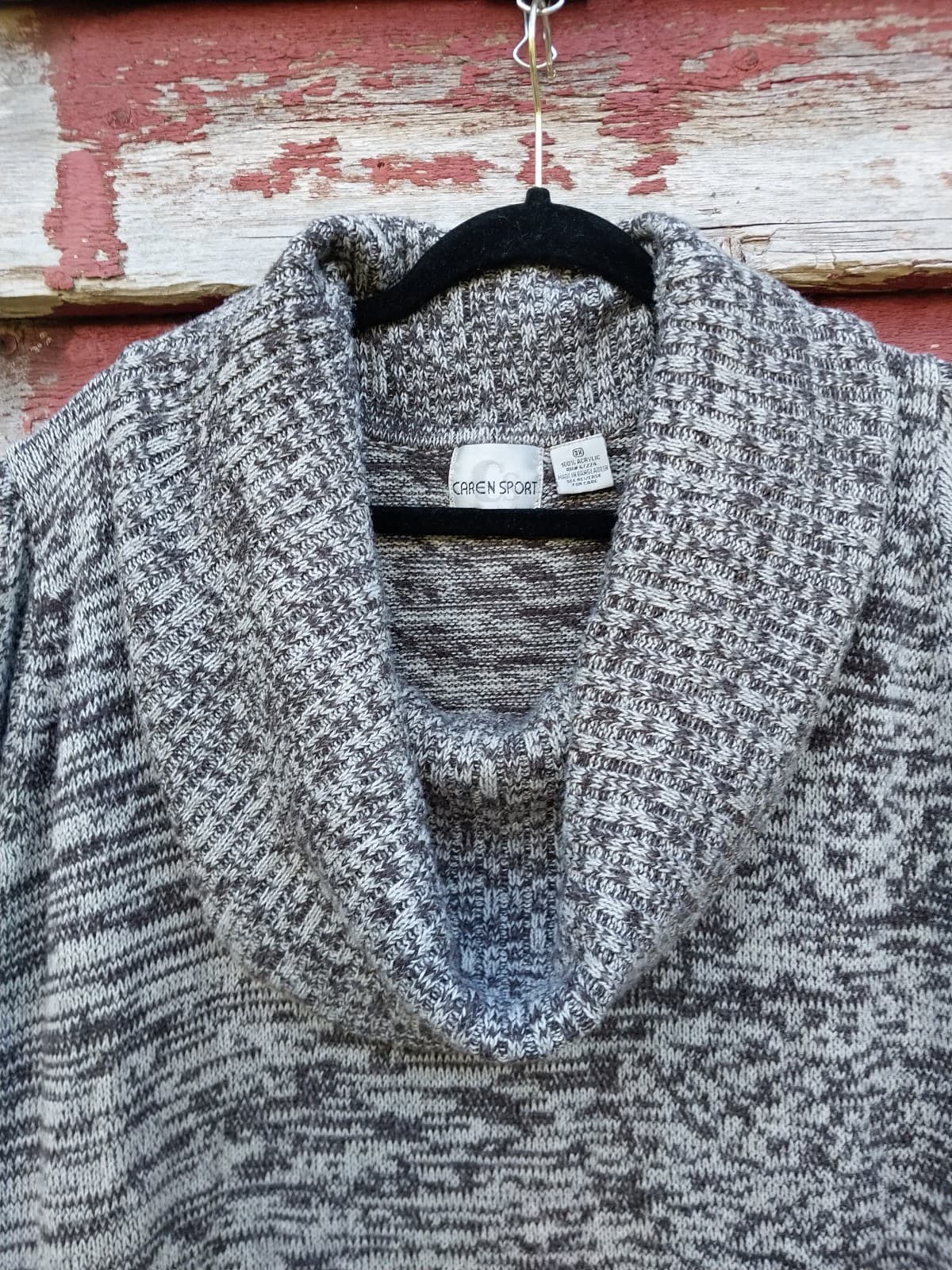 Caren Sport, Grey short sleeved sweater dress. Size 3X - Thumbnail 2