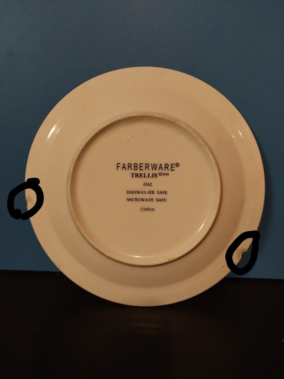 Farberware Trellis 4562 Salad Plate 7-1/2” x 3/4” - Thumbnail 3