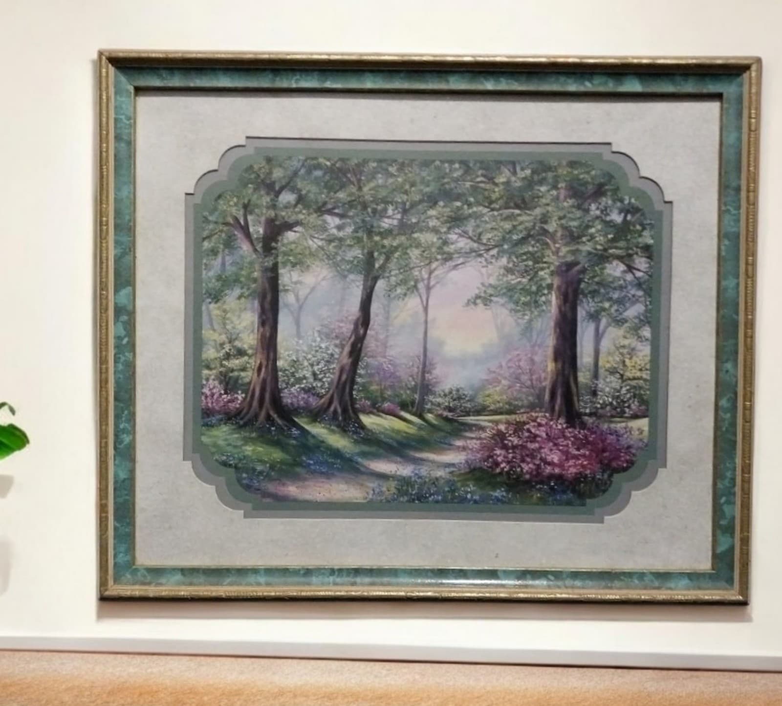 Home Interiors Framed Print Forest Path F Buckley - Thumbnail 2