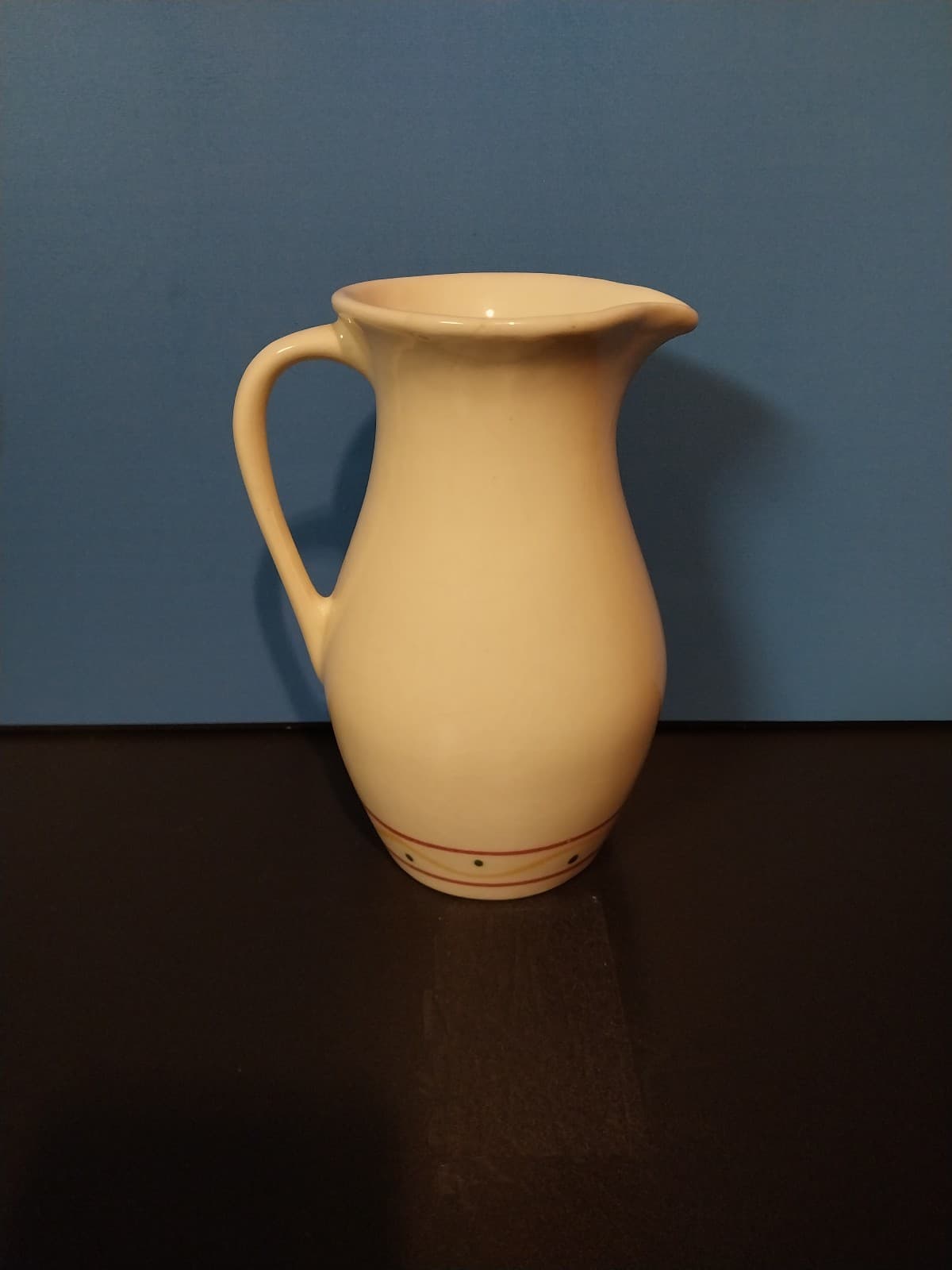 Vintage Ceramic Hand Painted Chili Pepper Pitcher Rare - Thumbnail 2