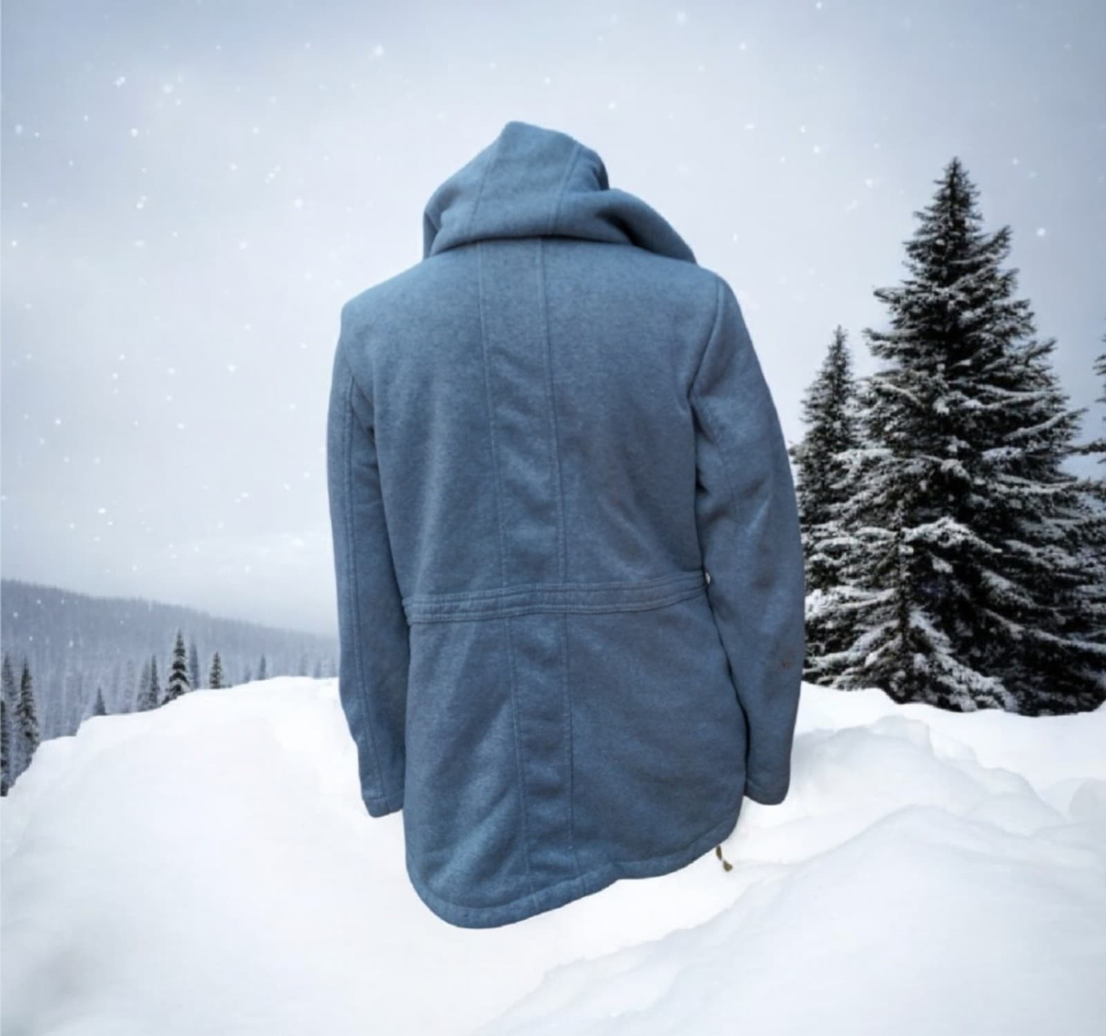 New Look Grey Jacket. Size Large - Thumbnail 4