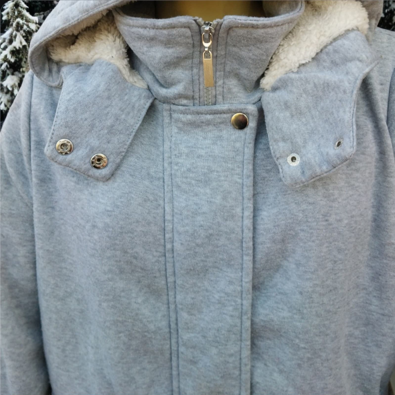 New Look Grey Jacket. Size Large - Thumbnail 2