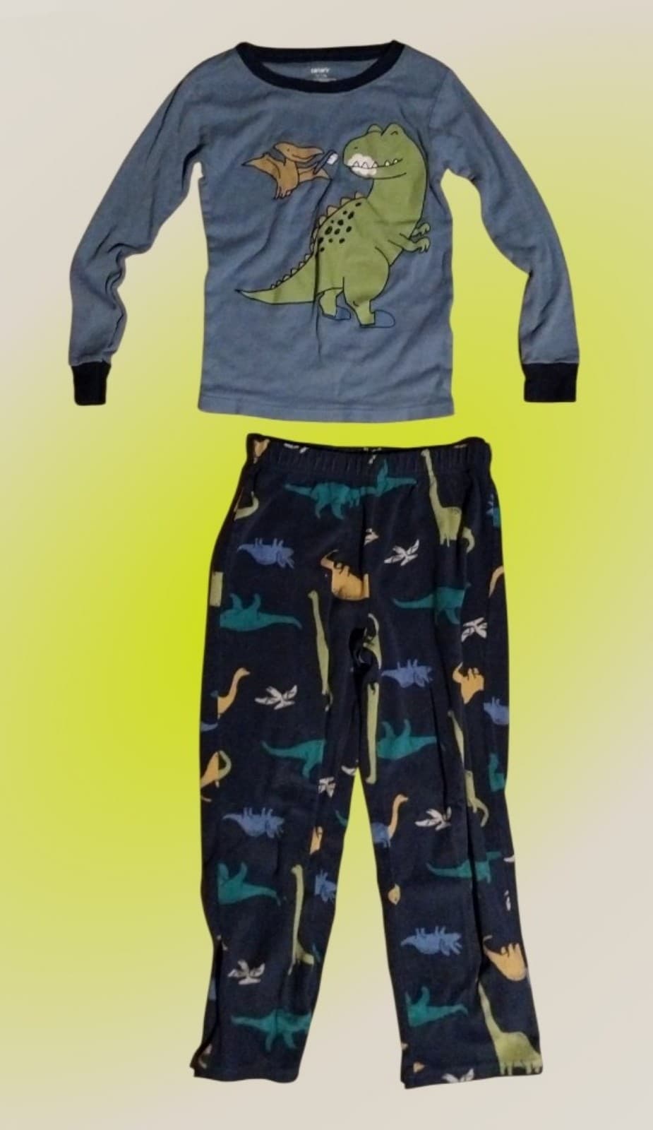 Carter's. Boys Long Sleeve Pajama Set. Size 7 - Image 1
