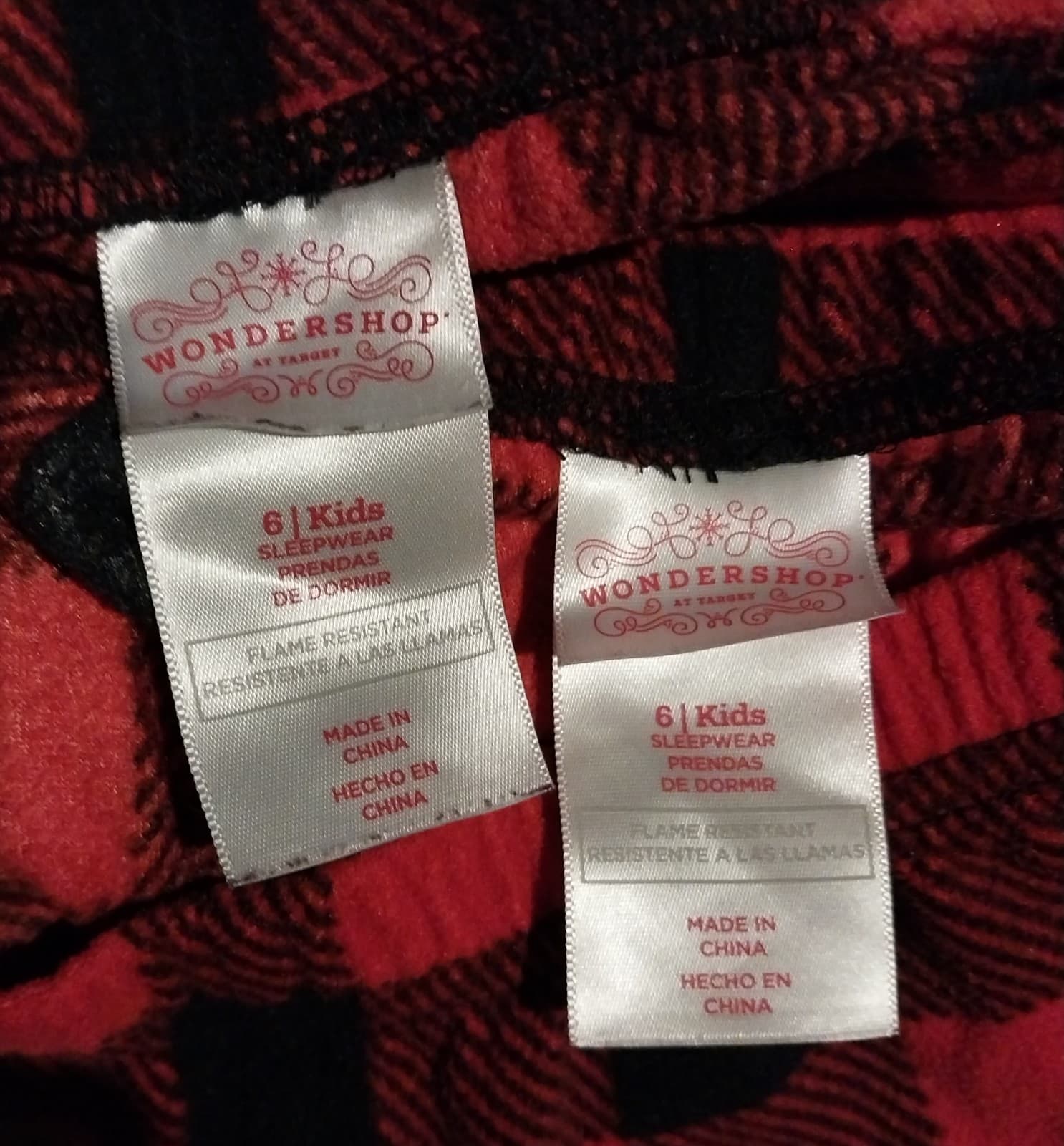 2 WonderShop Youth Boys Pajama Pants. Size 6 - Thumbnail 3