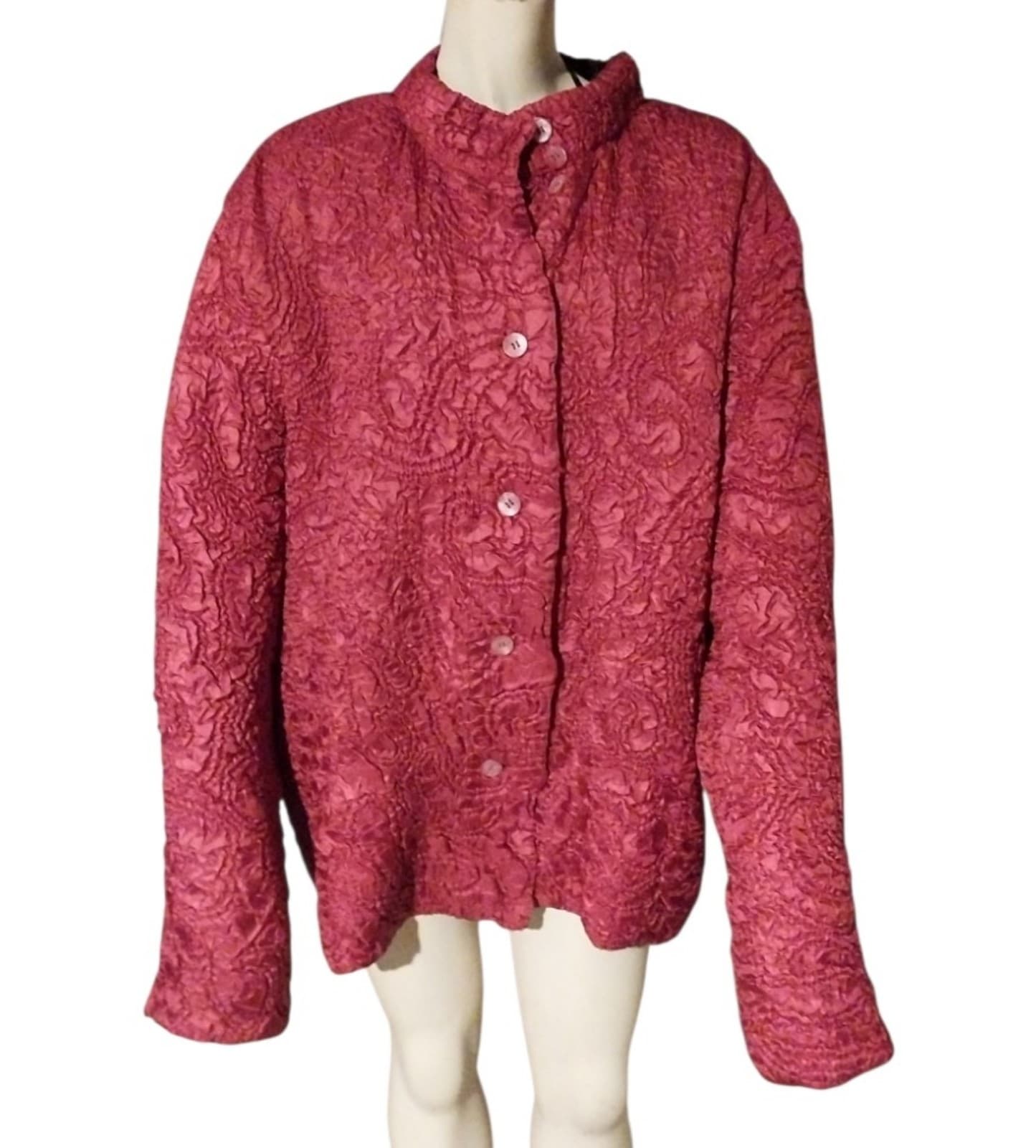 Carole Little. Reversal black & red jacket. Size 2X - Thumbnail 3