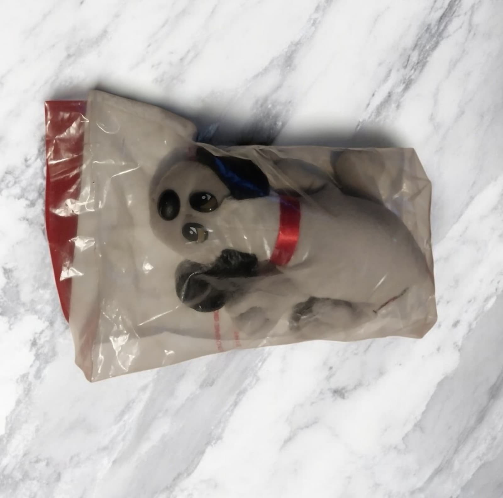 Vintage 1986 Tonka Pound Puppies Newborns Plush 8" Stuffed Animal Toy Gray Dog - Thumbnail 2