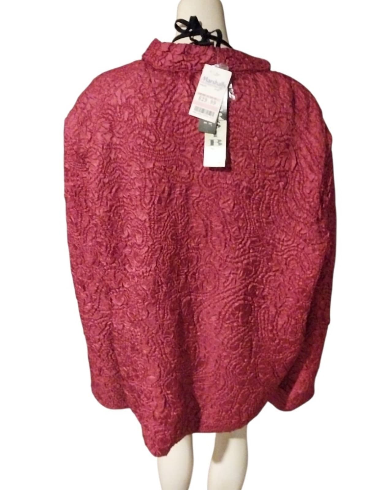 Carole Little. Reversal black & red jacket. Size 2X - Thumbnail 4