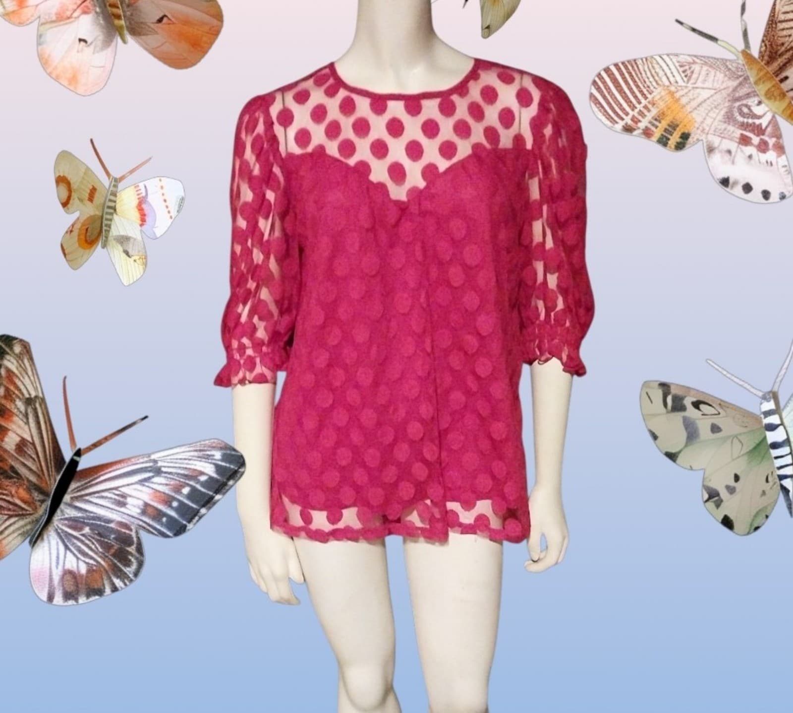 Luna Rae Blouse. Size Medium - Image 1