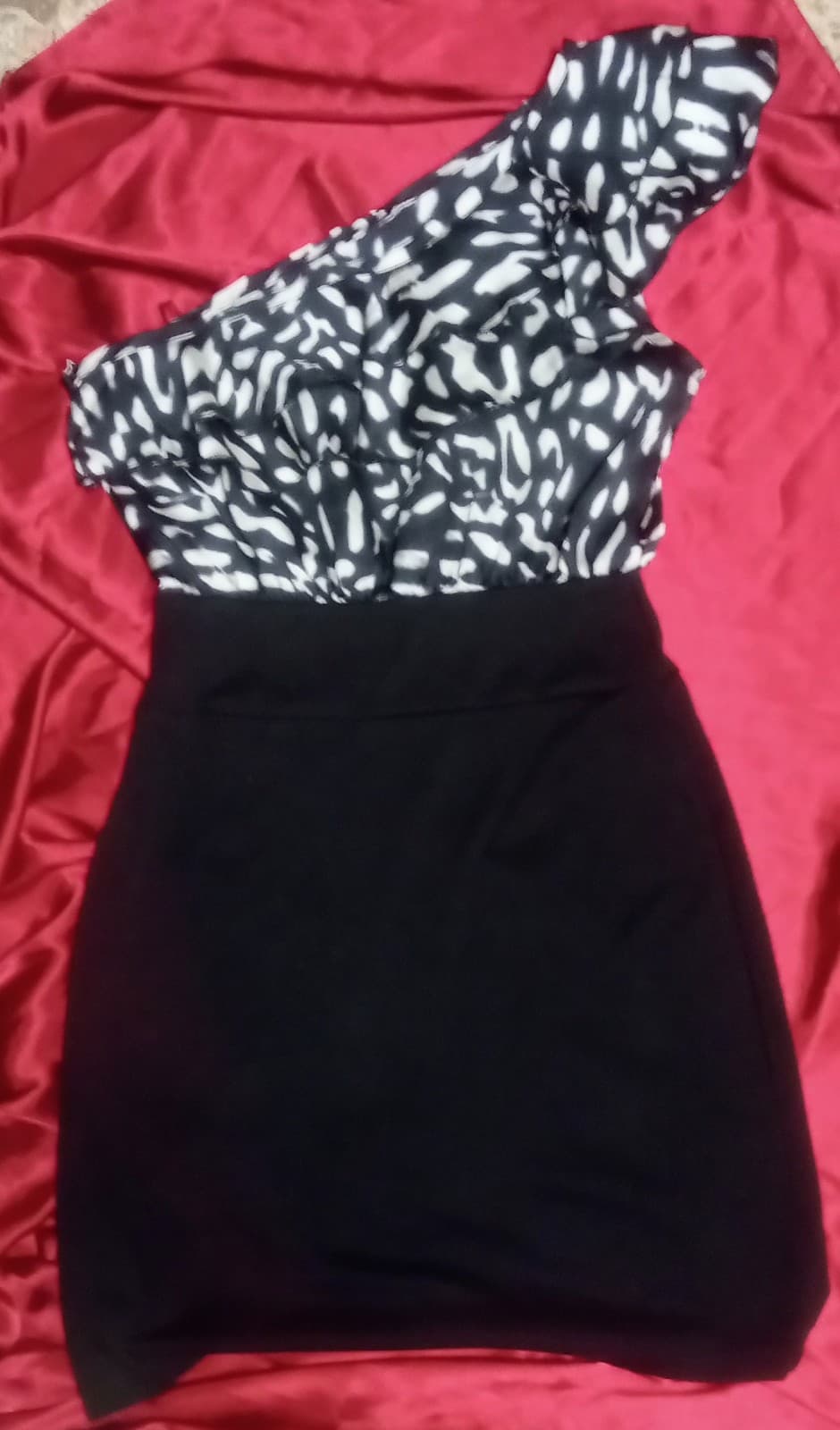 Body Central Black & White Dress - Thumbnail 3