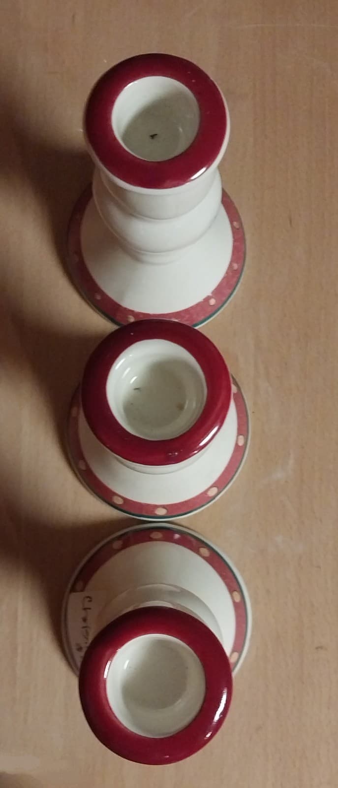 3 Royal Seasons Snowmen Candle Holders. 5.5" Height - Thumbnail 3