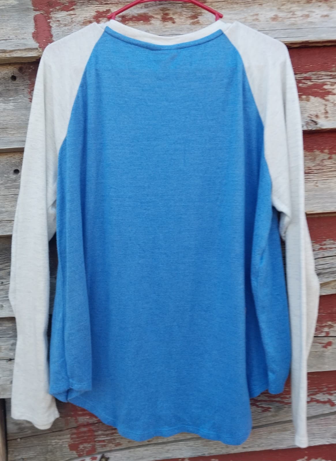 So Long Sleeve Blue & White Shirt. XXL - Thumbnail 3