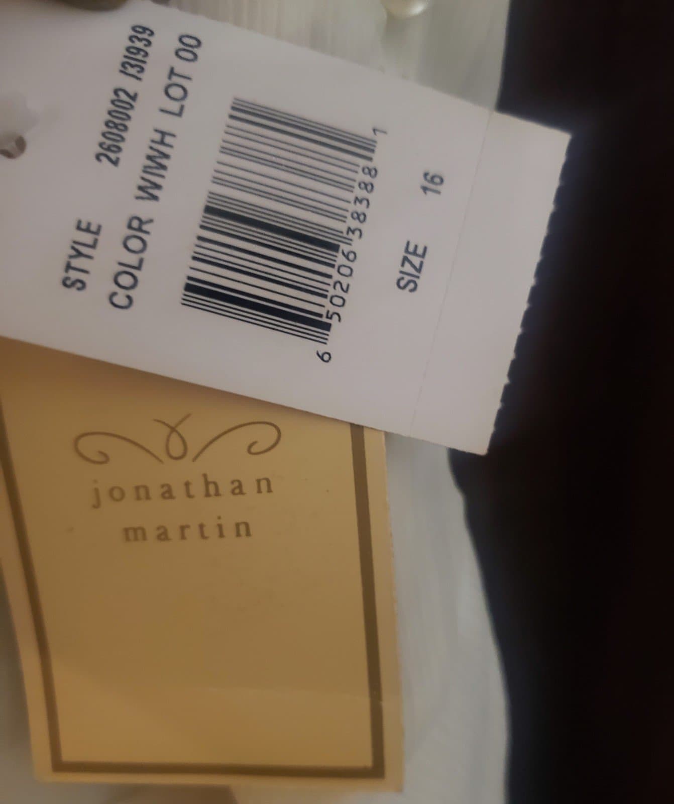 Jonathan Martin Studio midi Dress Women's size 16 egg shell white - Thumbnail 5