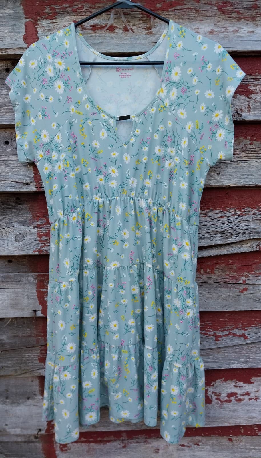 No Boundaries Juniors Cutout Babydoll Dress, Sizes XL (15-17) - Thumbnail 2