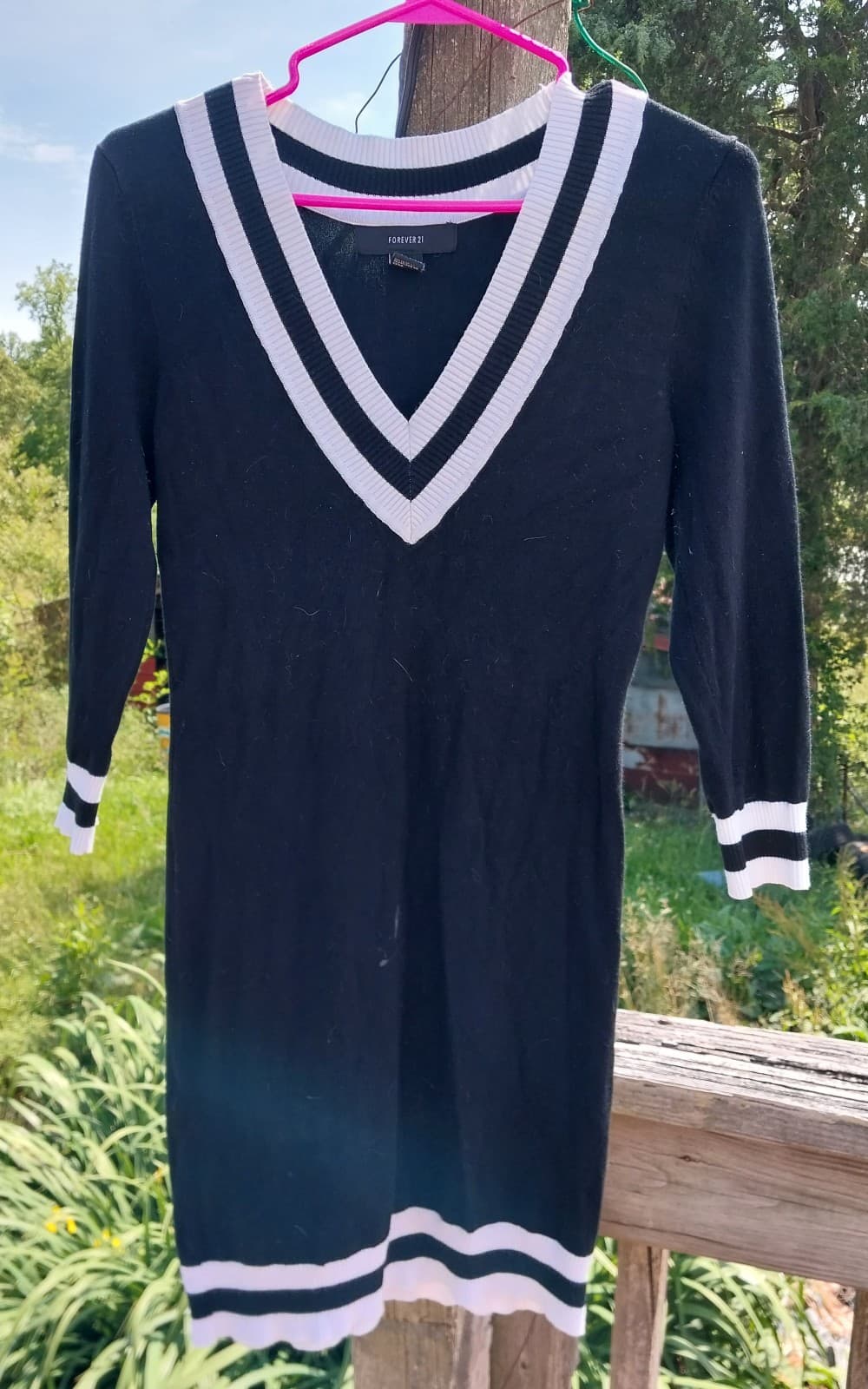 Forever 21 varsity sweater dress - Image 1