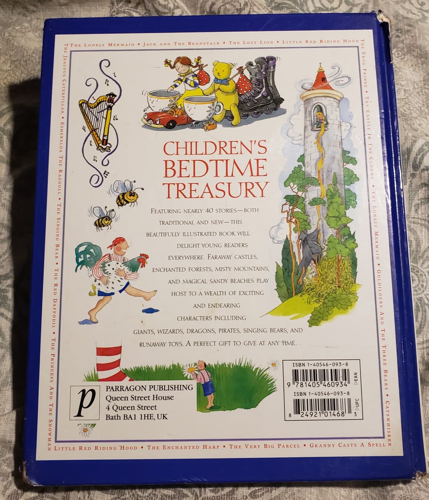 Children's Bedtime Treasury Book Illustrated Hardcover Dempsey Parr Book - Thumbnail 2