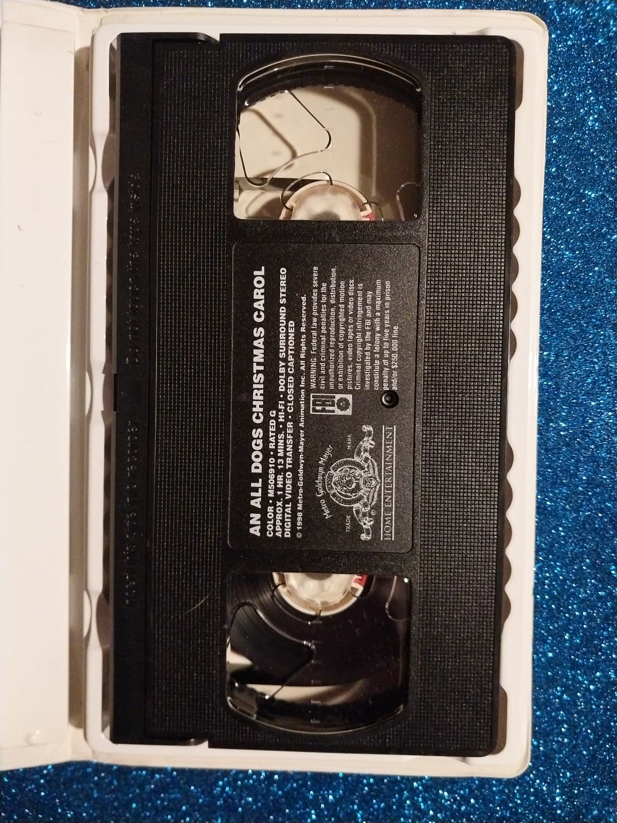 An All Dogs Christmas Carol VHS 1998 - Thumbnail 3