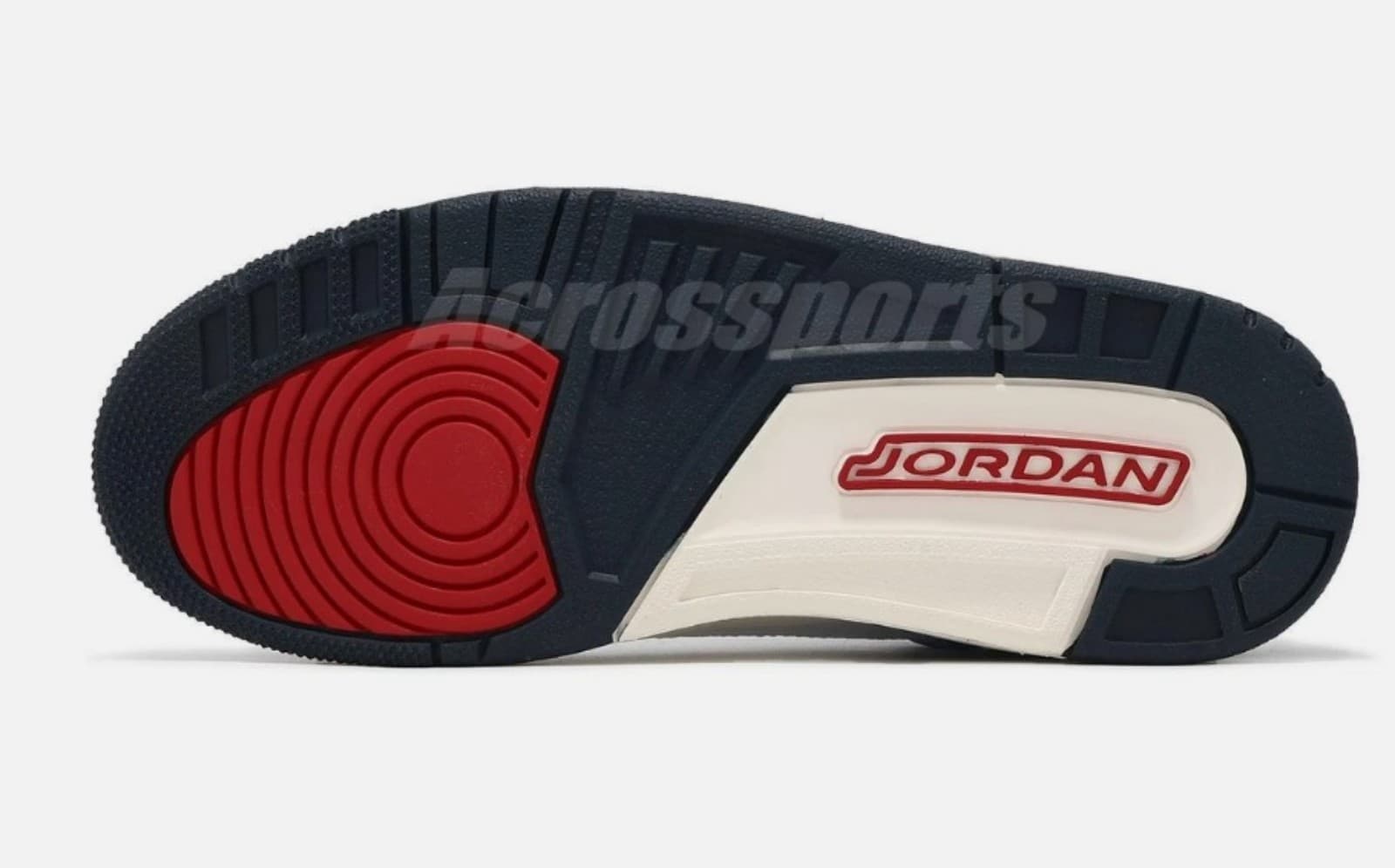 Nike Air Jordan Youth Legacy 312 Low Sneaker White/Red/Navy Size Boys 4.5Y - Thumbnail 6