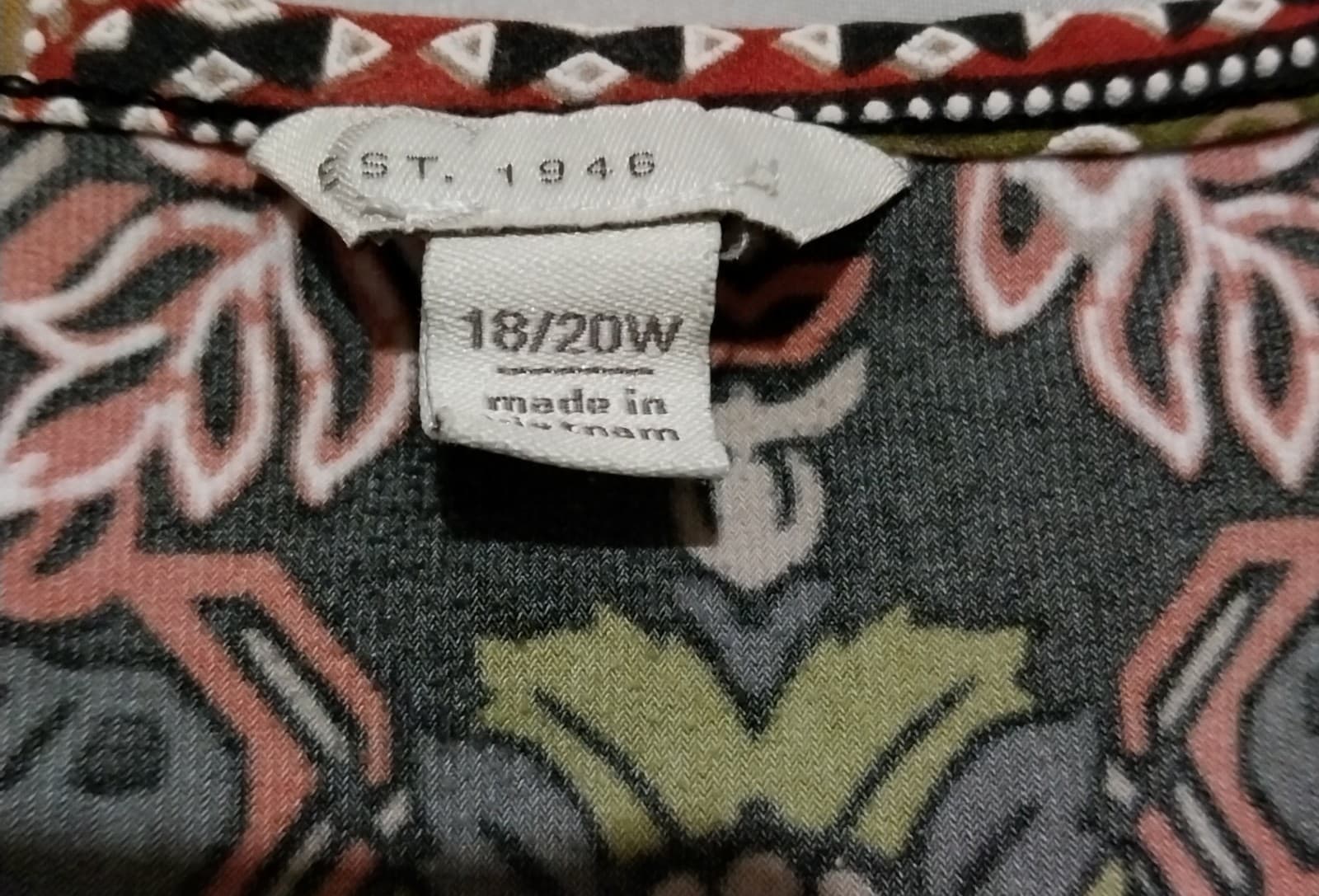 Cato Est 1946 Womens Shirt Dress. Liquid Knit Stretch Boho Festive - Thumbnail 2