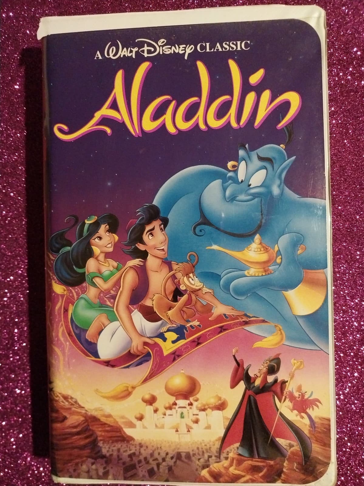 VINTAGE RARE Aladdin (VHS 1993) Walt Disney Black Diamond Classic - Image 1