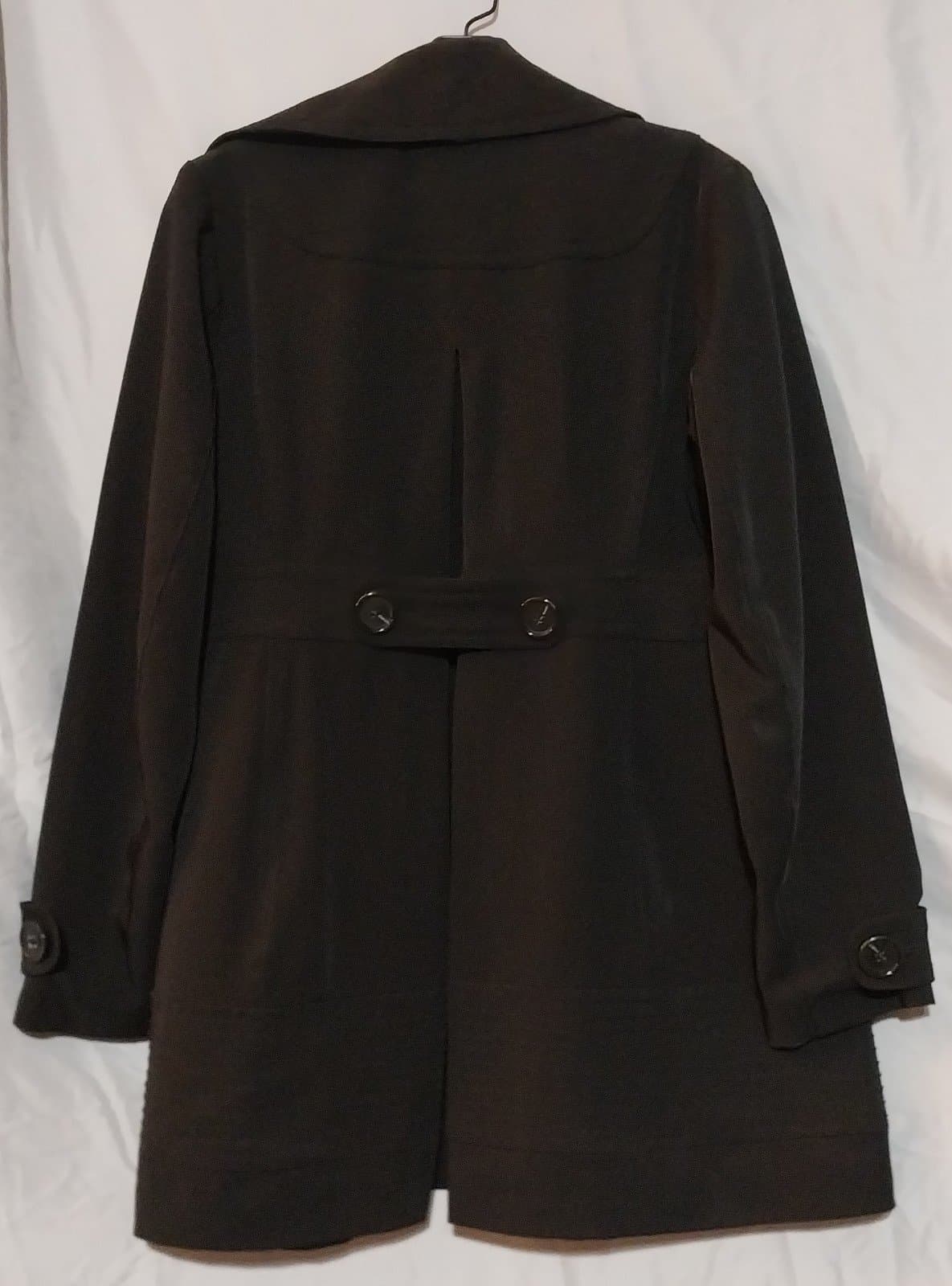 GORGEOUS JONES NEW YORK ALL WEATHER DOUBLE BREASTED SHORT TRENCH. XS - Thumbnail 7