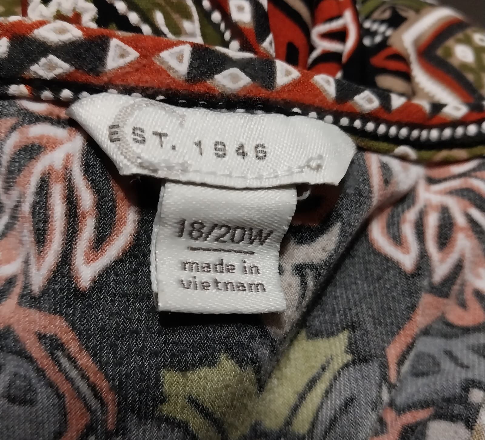 Cato Est 1946 Womens Shirt Dress. Liquid Knit Stretch Boho Festive - Thumbnail 4