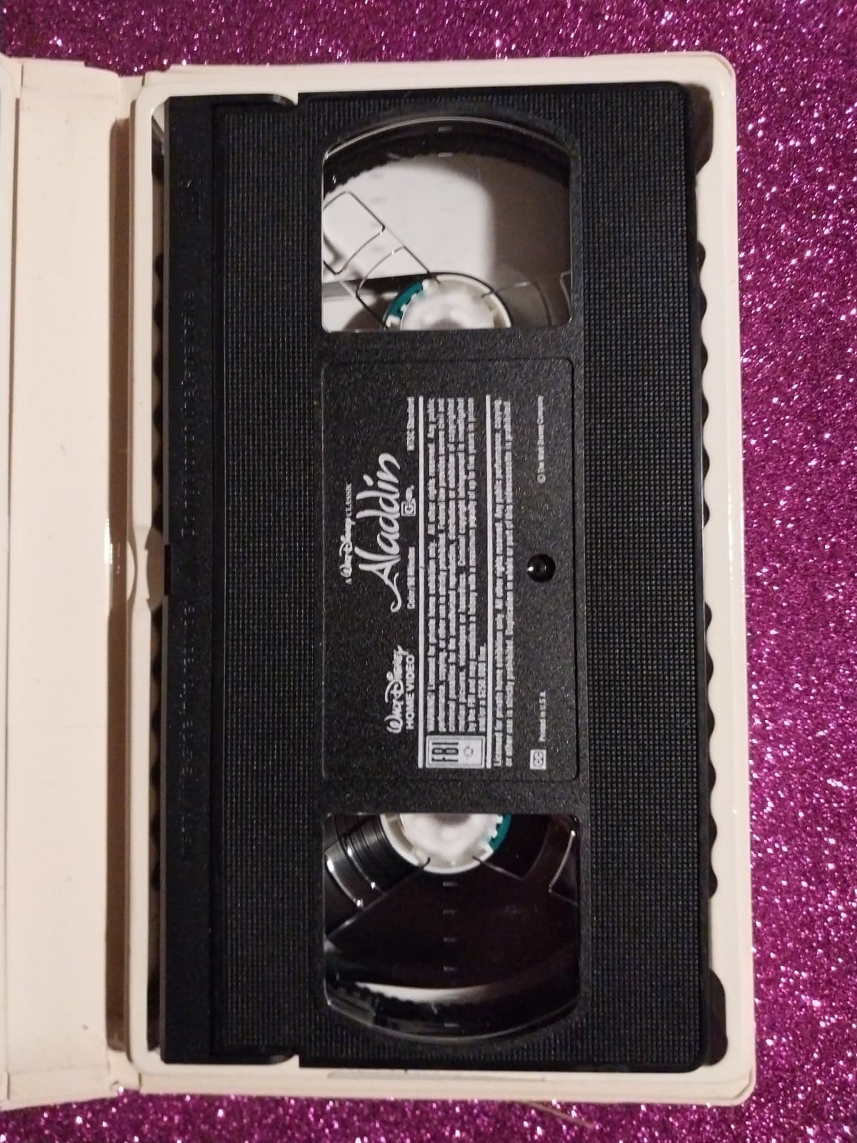 VINTAGE RARE Aladdin (VHS 1993) Walt Disney Black Diamond Classic - Thumbnail 3