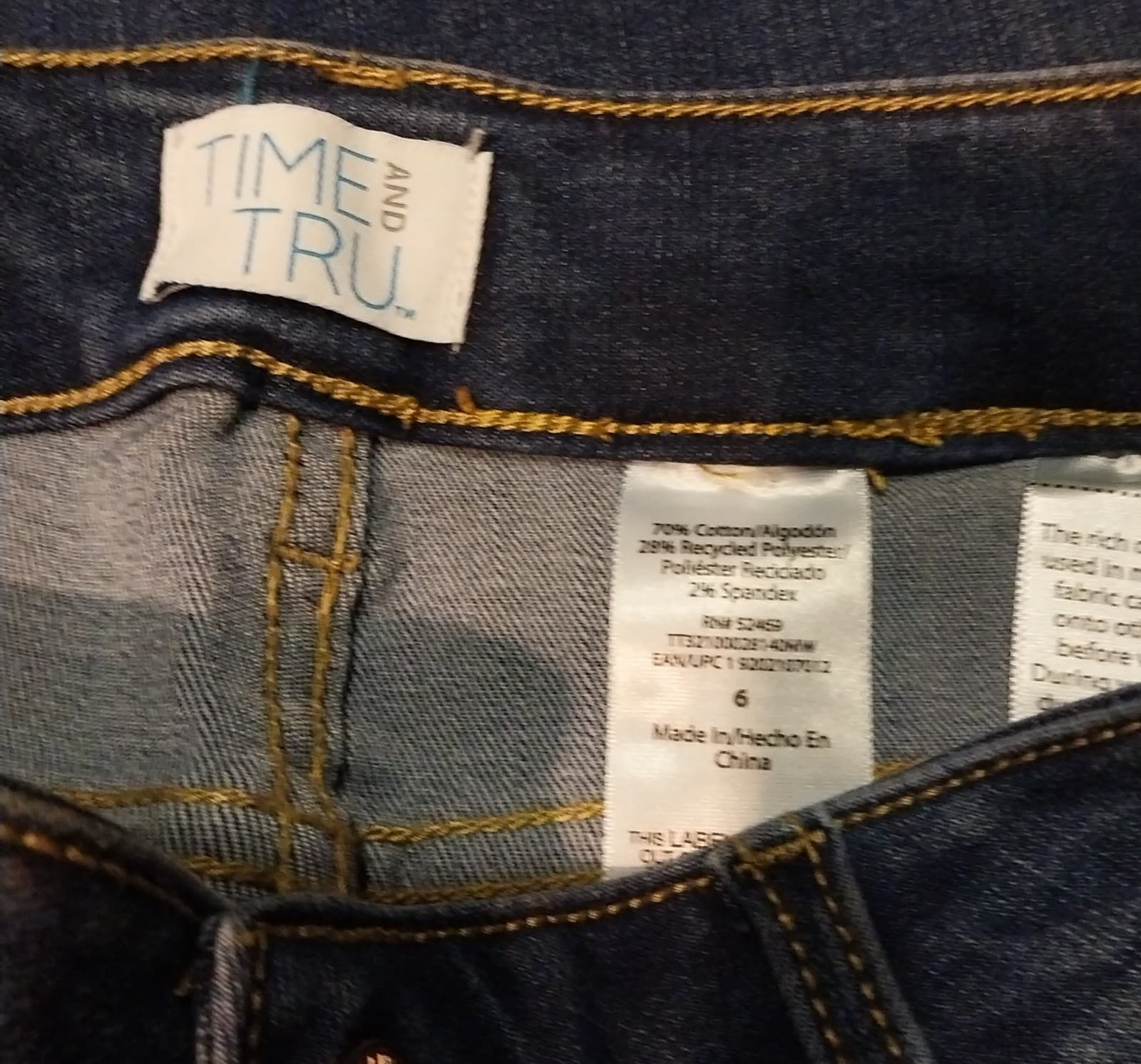 TimeandTru Women’s Jeans. Size 6 - Thumbnail 3
