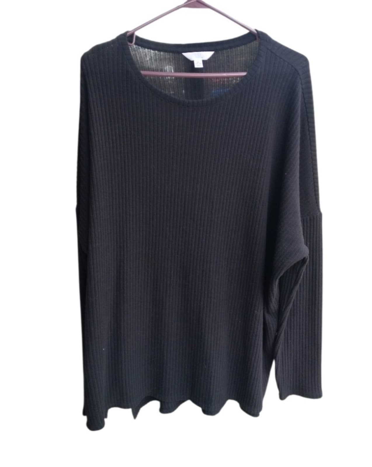 TimeandTru Black Long Sleeve Shirt. Size XL - Image 1