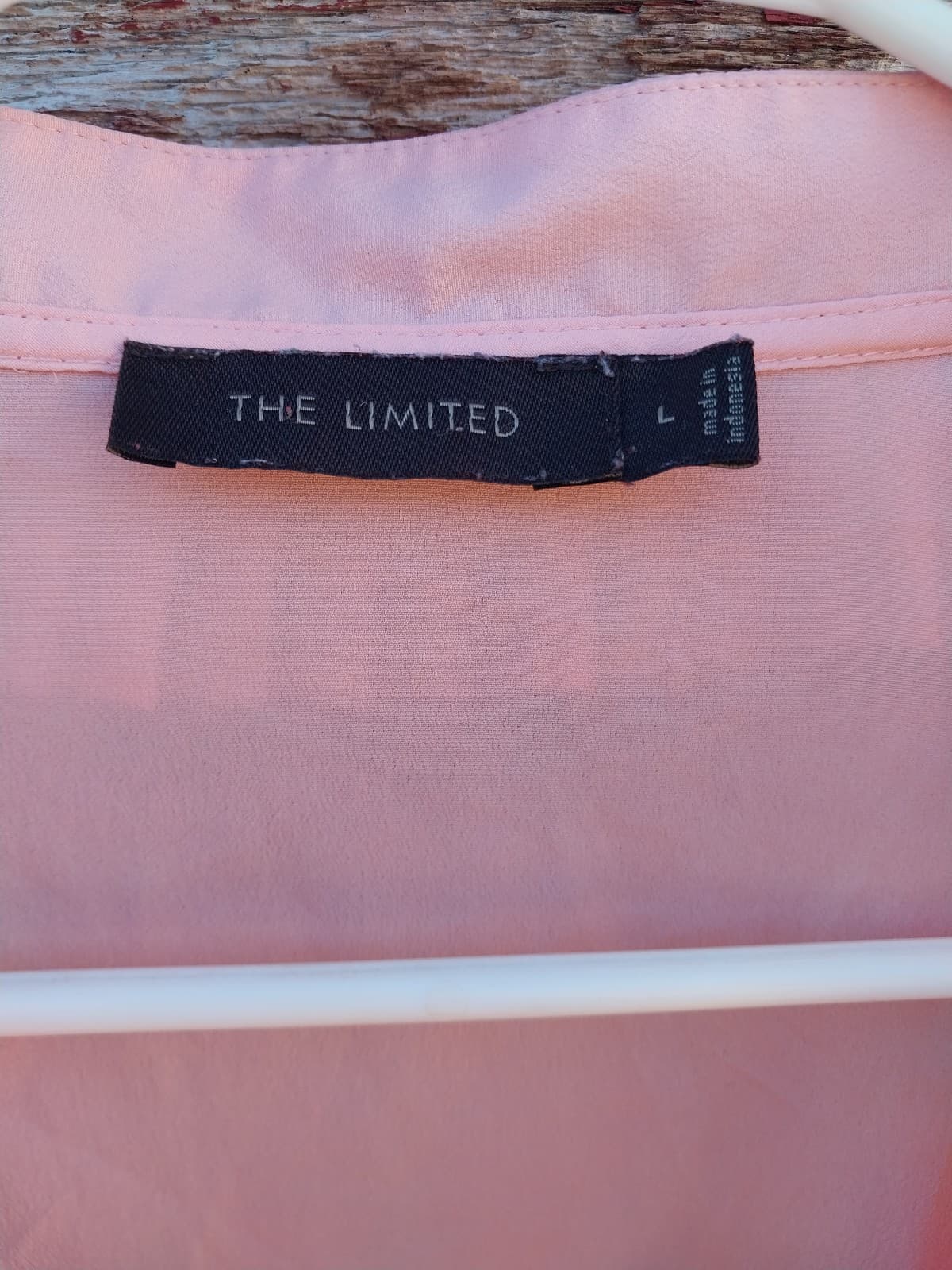 The Limited Button Up Sleeveless Blouse Womens Size Large Stretch Top Pullover - Thumbnail 3