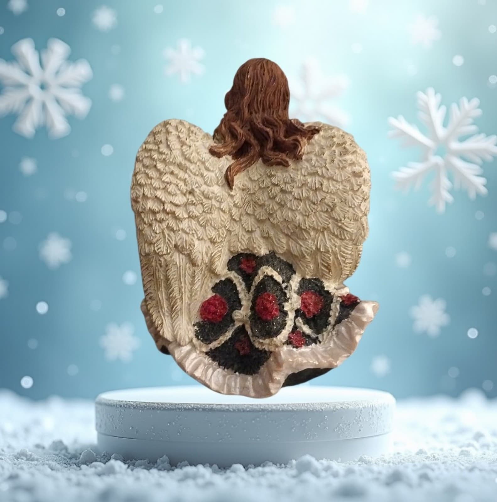 Angel Holding Book Singing. 4.5" Height - Thumbnail 2